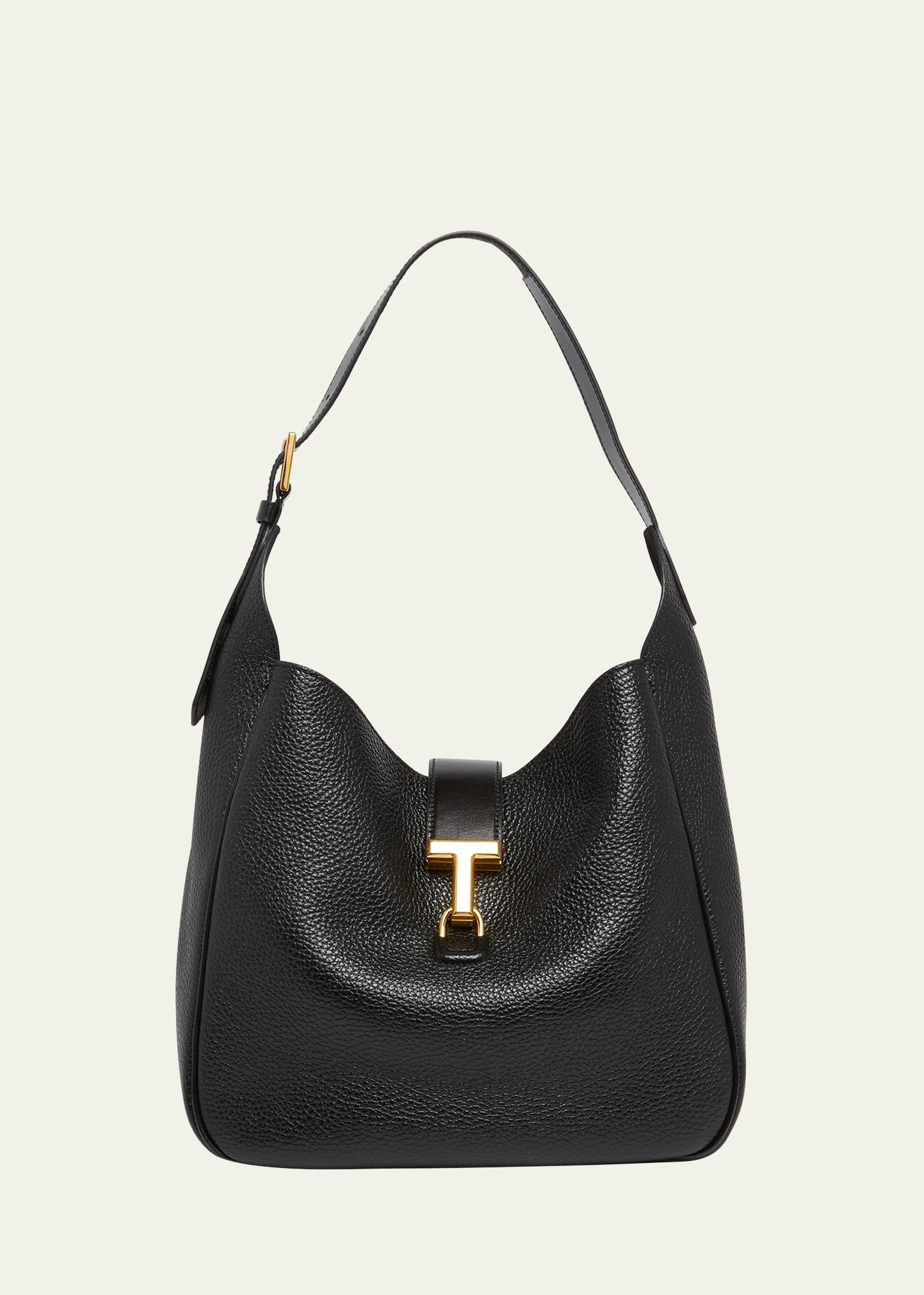 Tom Ford Monarch Medium Hobo Bag in Leather