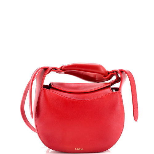 CHLOE Kiss Purse Bag Leather Small