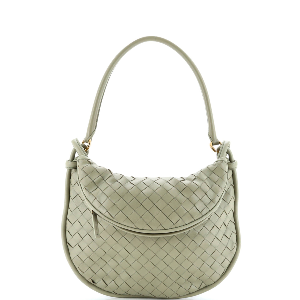 Bottega Veneta Gemelli Shoulder Bag Intrecciato Leather Medium