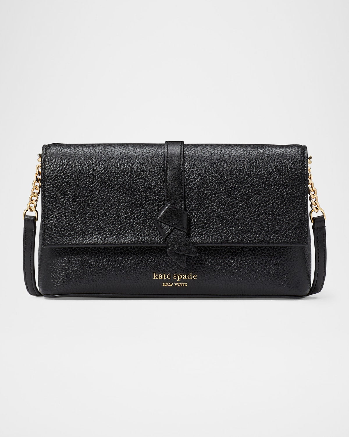 Kate Spade New York sac bandoulière à chaîne en cuir grainé Knott