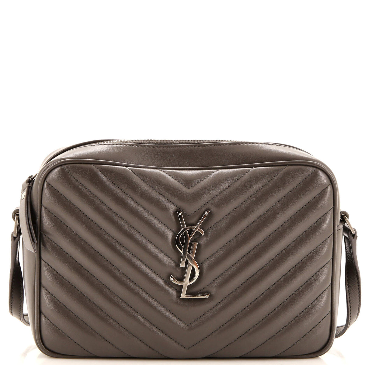Saint Laurent Lou Camera Bag Matelasse Chevron Leather Small