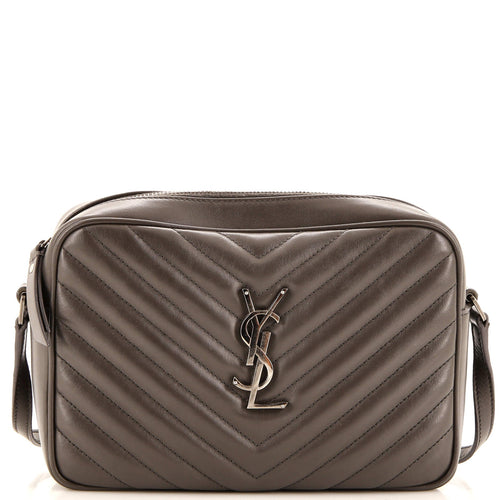 Lou Camera Bag Matelasse Chevron Leather Small