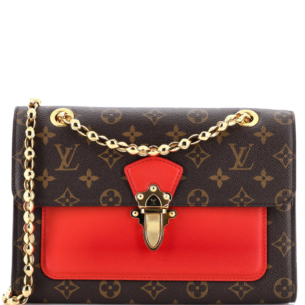 Louis Vuitton Victoire Handbag Monogram Canvas and Leather