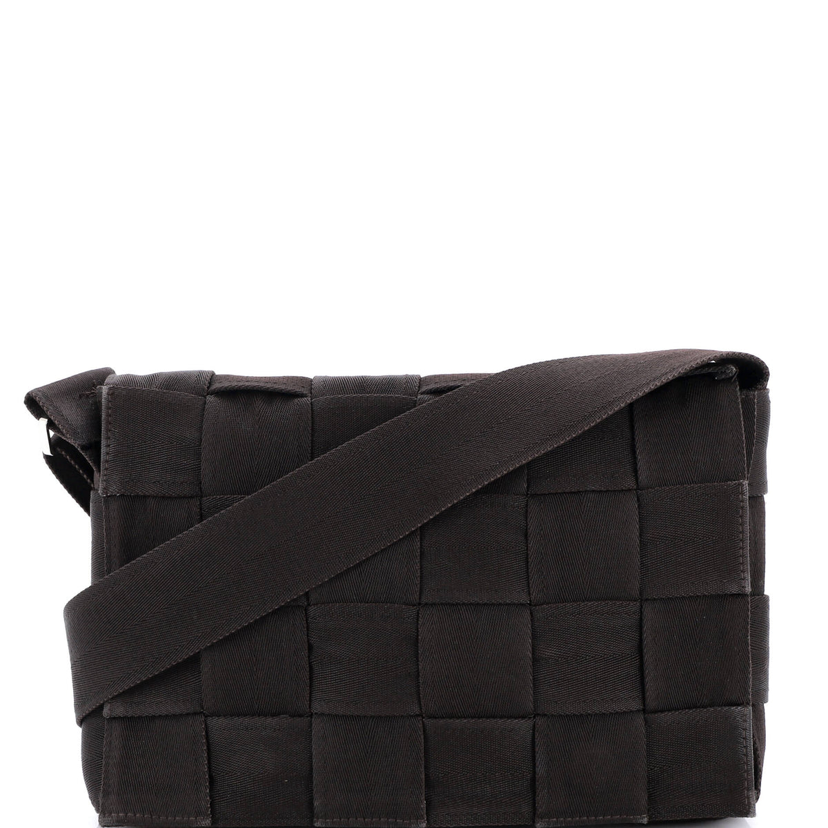 Bottega Veneta Cassette Crossbody Bag Maxi Intrecciato Webbed Canvas Large
