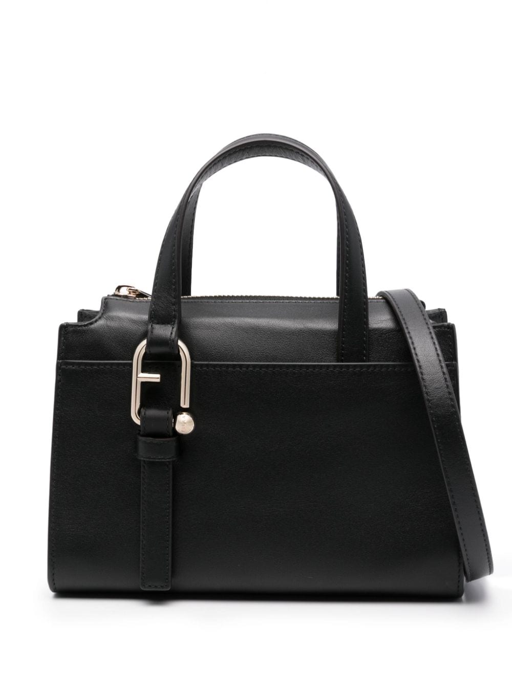Furla Women's Leather Bag With Gold Hardware in Black | Size UNI | WB01337 Color BX2045O6000