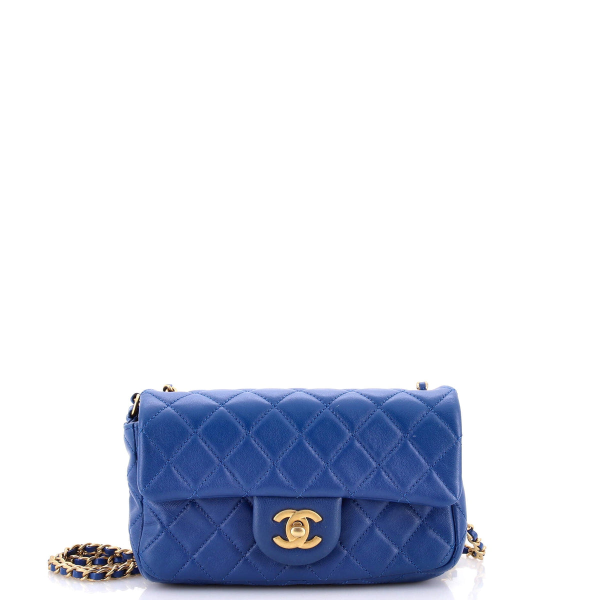 Chanel CHANEL Pearl Crush Flap Bag Quilted Lambskin Mini