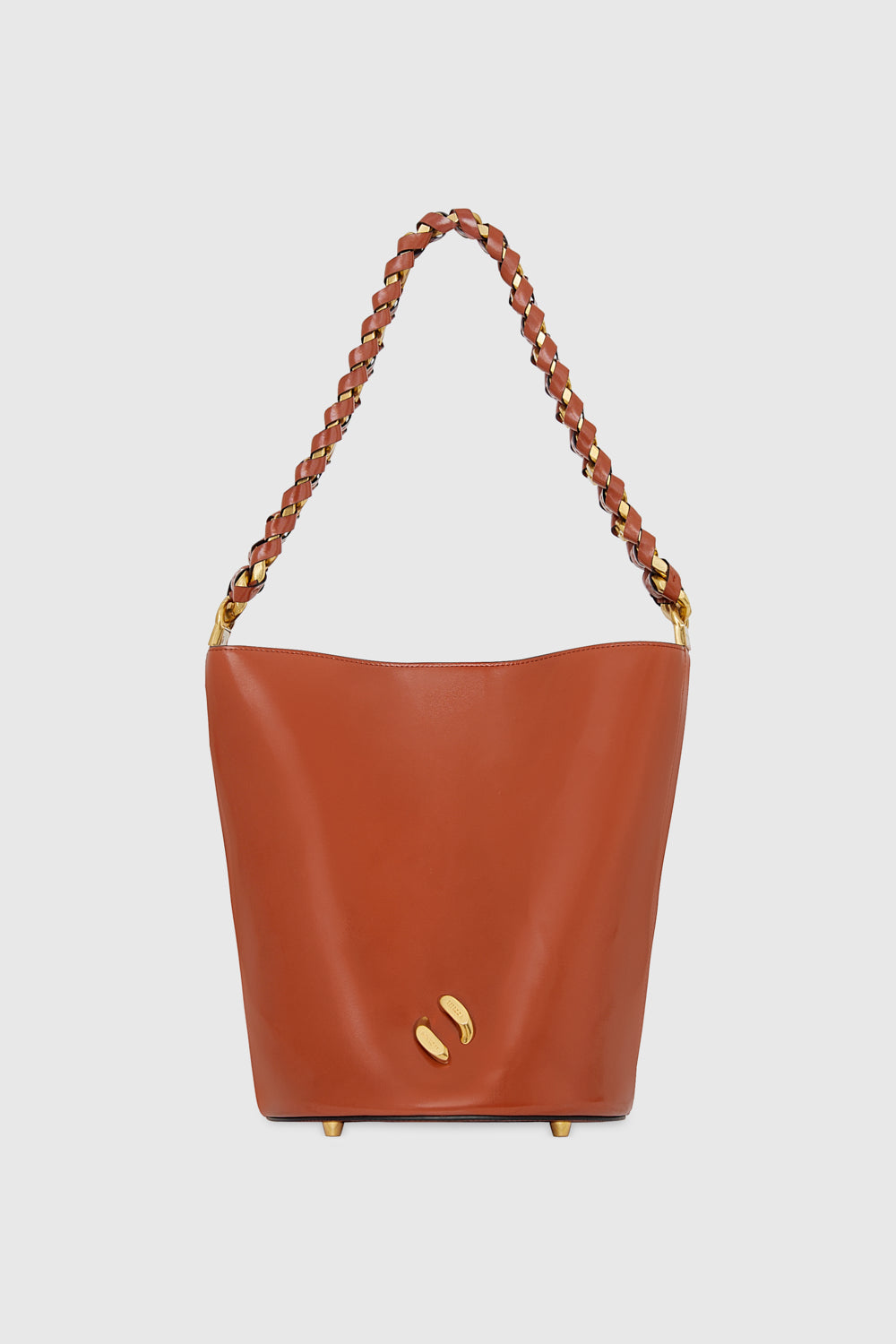 Rebecca Minkoff Infinity Bucket Bag In Cognac