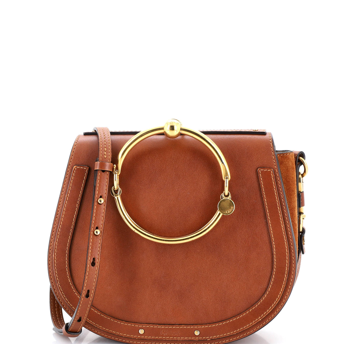 Chloe CHLOE Nile Crossbody Bag Leather Medium