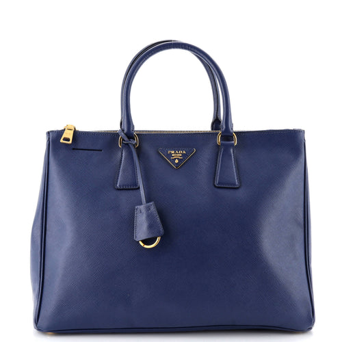 PRADA Double Zip Lux Tote Saffiano Leather Large