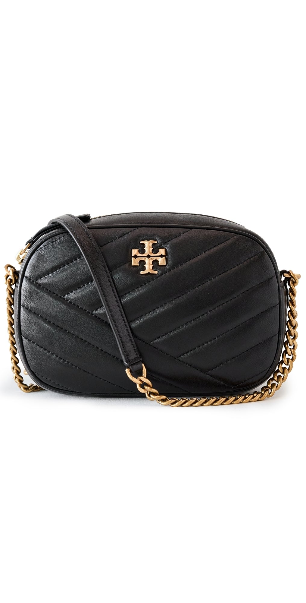 Tory Burch Kira Chevron Camera Bag Black One Size