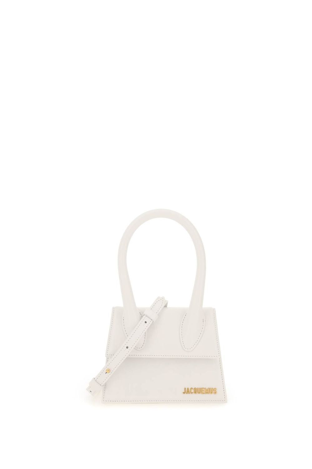 Jacquemus Women's Le Chiquito Moyen Bag in Bianco | 213BA0023000