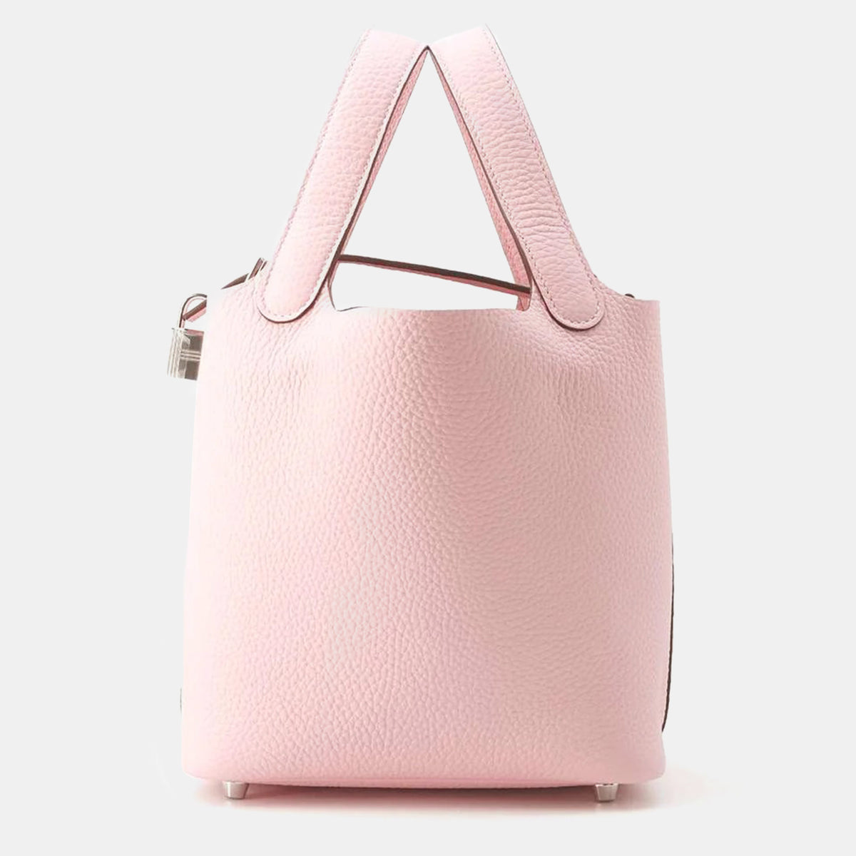 Hermès Rose Sakura Taurillon Clemence Picotin Lock bag Size PM