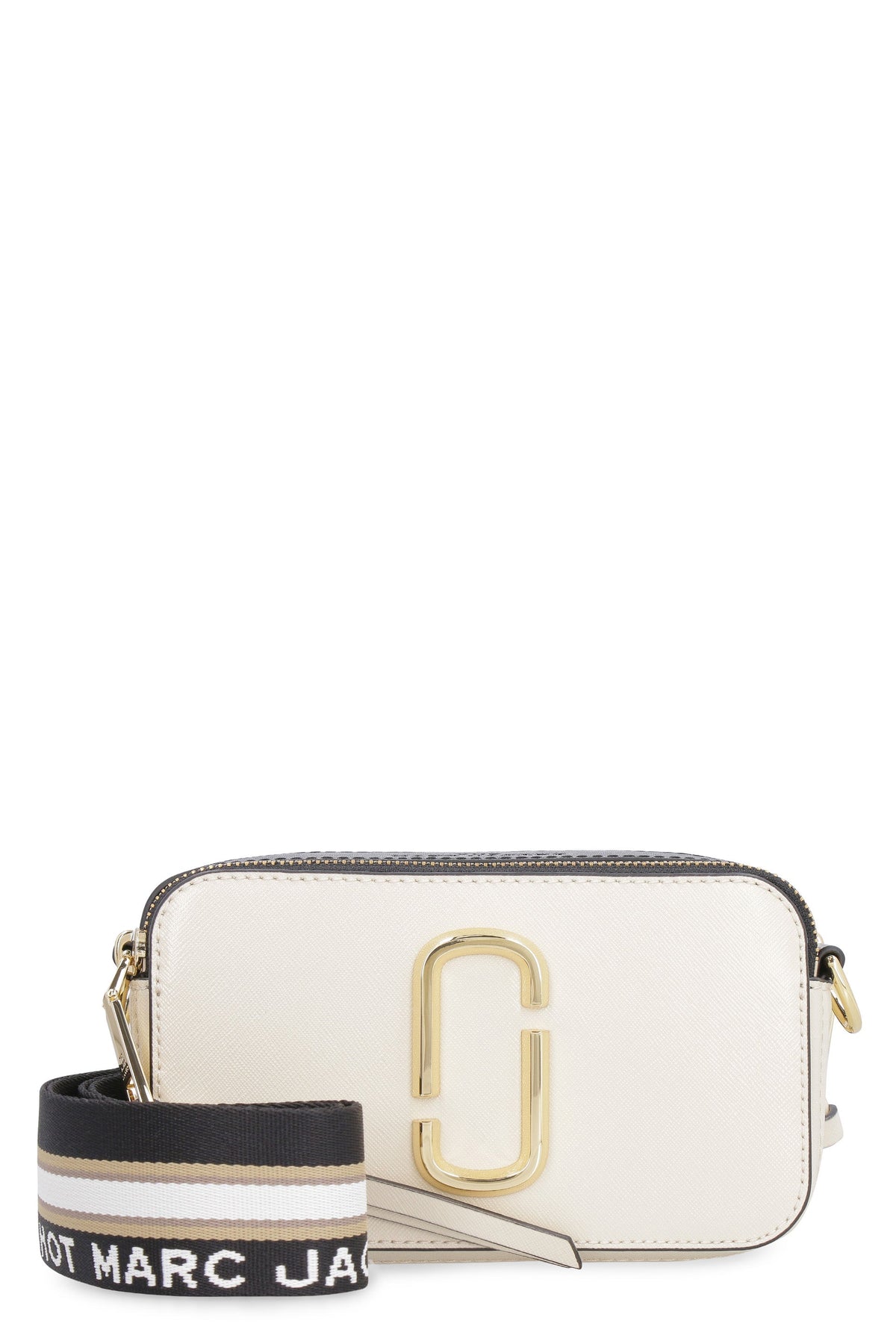 Marc Jacobs Women's Snapshot Leather Shoulder Bag in Panna | M0012007 Color 136