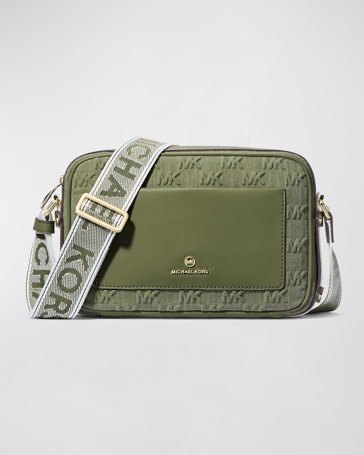 Michael Kors Maeve Large Pocket Monogram Crossbody Bag