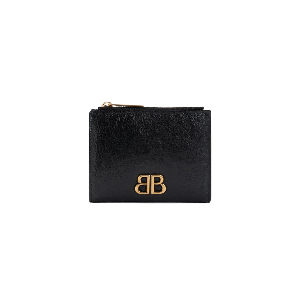 Balenciaga Women's Monaco Bifold Wallet in Black | Size UNICA | 7924122AAXB