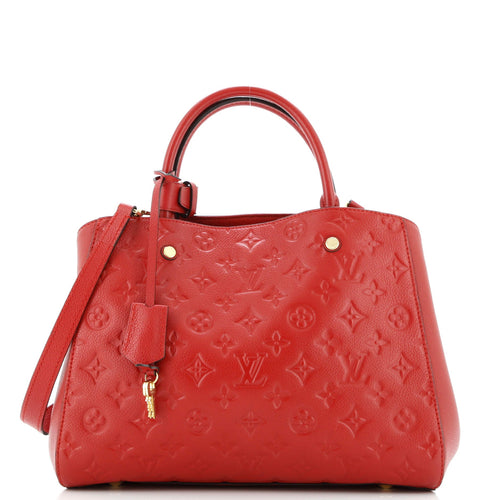 Montaigne Handbag Monogram Empreinte Leather MM