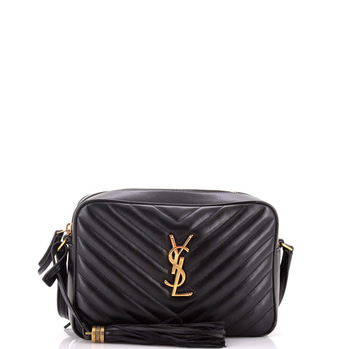 Lou Camera Bag Matelasse Chevron Leather Small