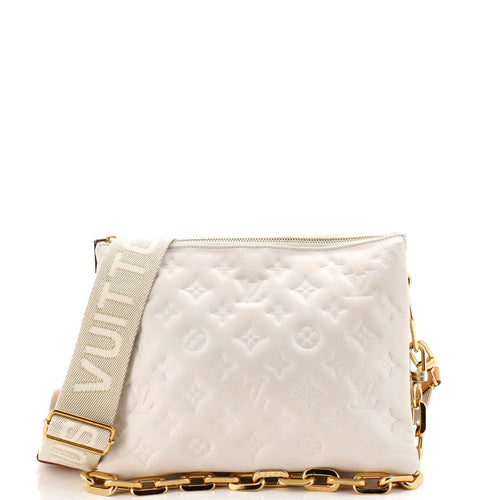 Coussin Bag Monogram Embossed Lambskin PM