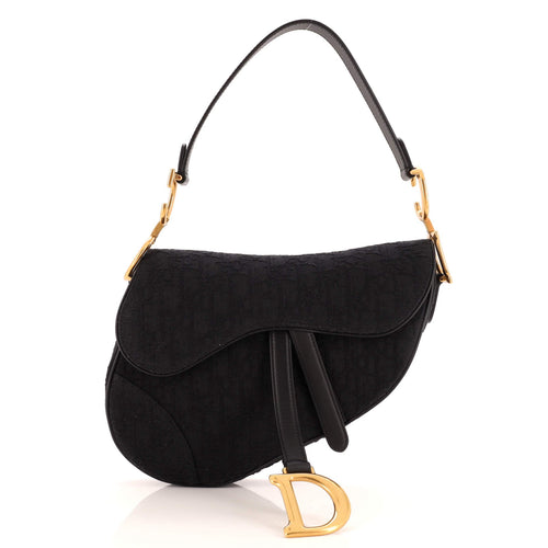 Saddle Handbag Oblique Jacquard Medium
