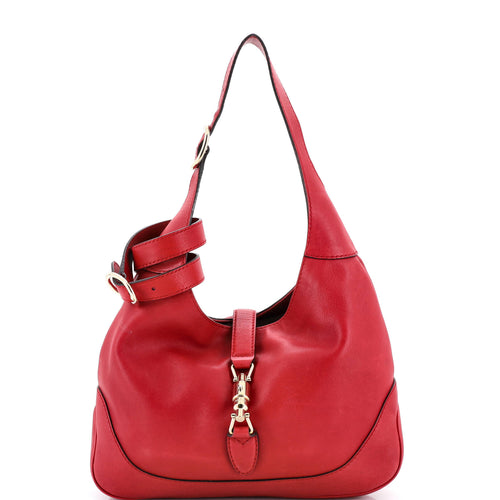 GUCCI Jackie Original Shoulder Bag Leather Medium