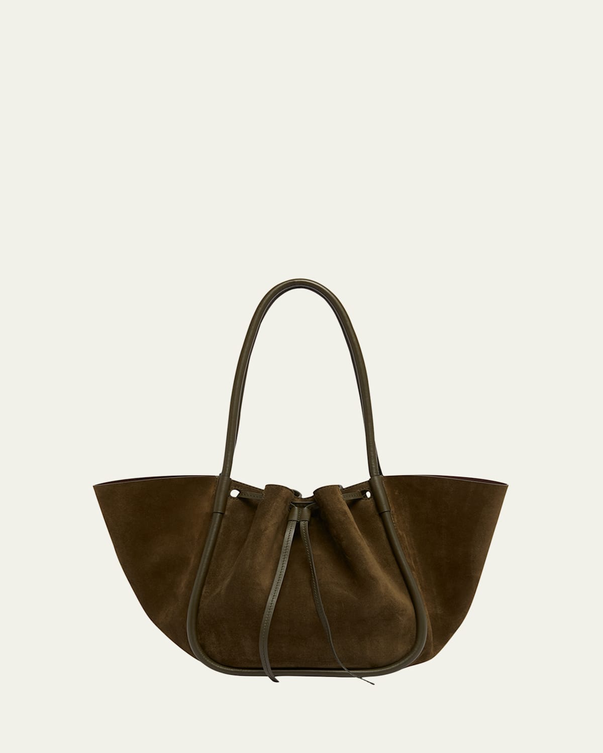 Proenza Schouler Large Drawstring Suede Tote Bag