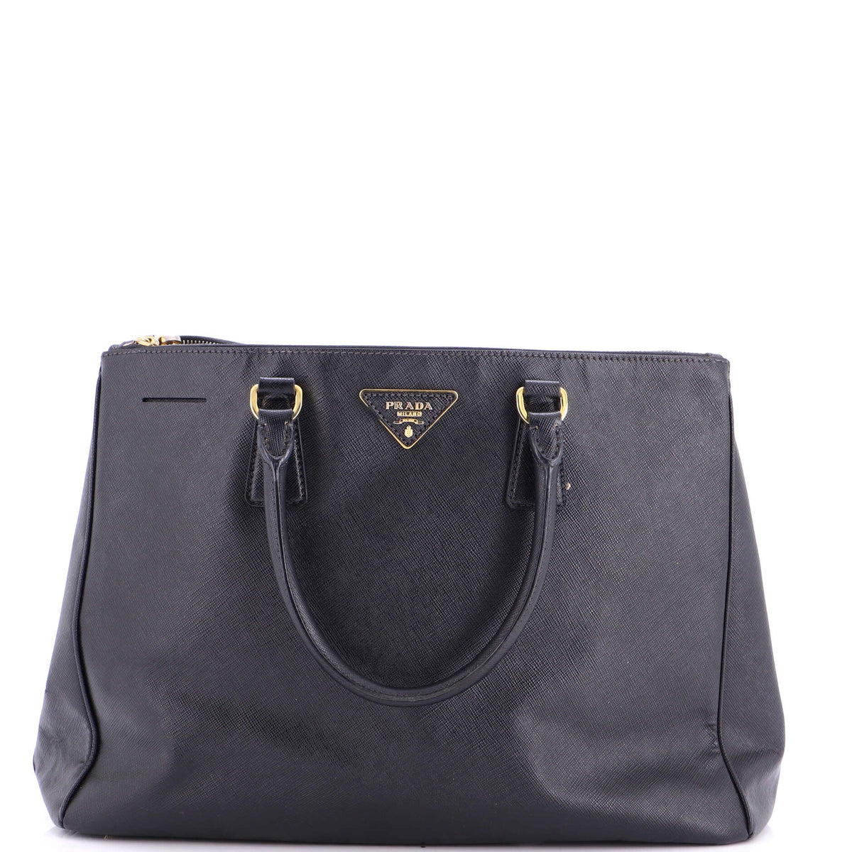 Prada PRADA Double Zip Lux Tote Saffiano Leather Large