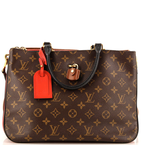 Millefeuille Handbag Monogram Canvas and Leather