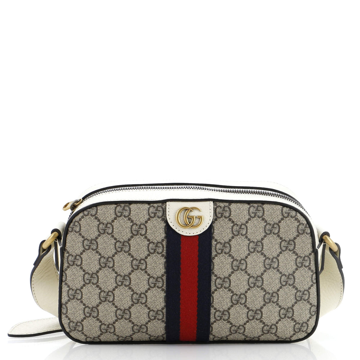 Gucci GUCCI Ophidia Camera Shoulder Bag GG Coated Canvas Small
