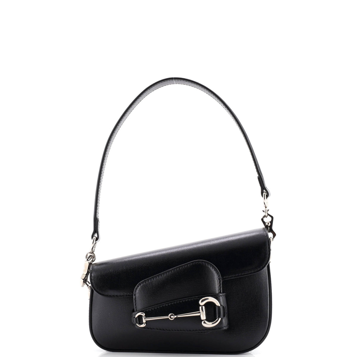 Gucci GUCCI Horsebit 1955 Asymmetric Shoulder Bag Leather Mini