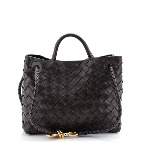 Andiamo Top Handle Bag Intrecciato Nappa Small