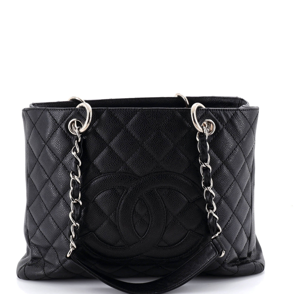 Chanel CHANEL Grand Shopping Tote Quilted Caviar
