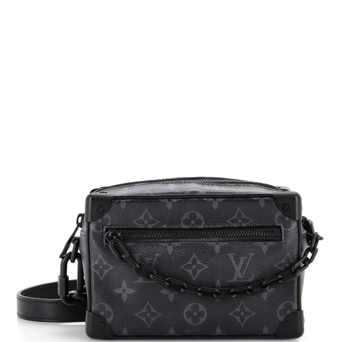 Louis Vuitton Soft Trunk Bag Monogram Eclipse Canvas Mini