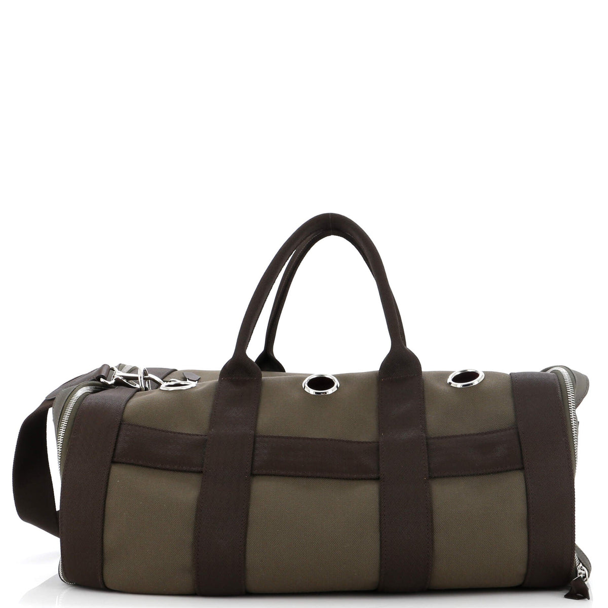 Hermès Carrying Dog Bag Canvas