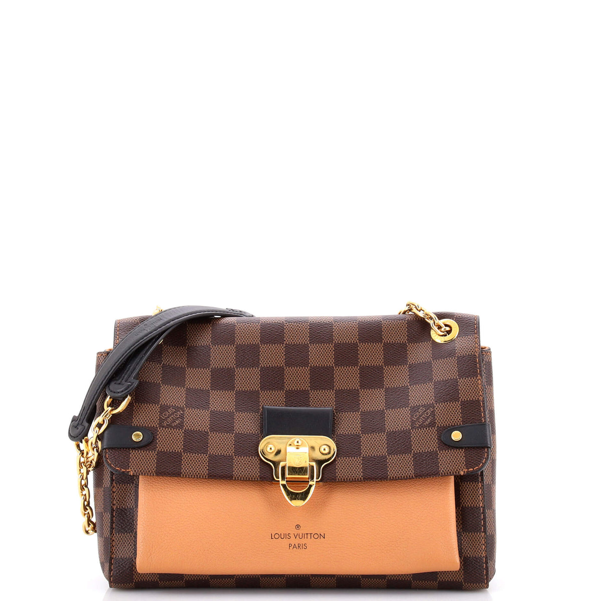 Louis Vuitton Vavin Handbag Damier with Leather PM