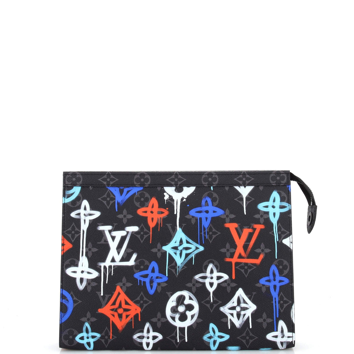 Louis Vuitton Pochette Voyage Graffiti Monogram Eclipse Canvas MM