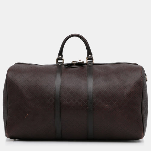 Large Diamante Bright Carry-On Duffle Bag