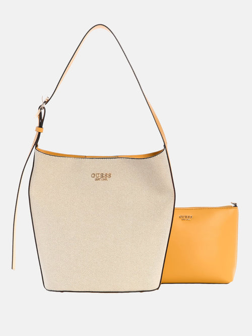 Nicolette Canvas Large Bucket Bag