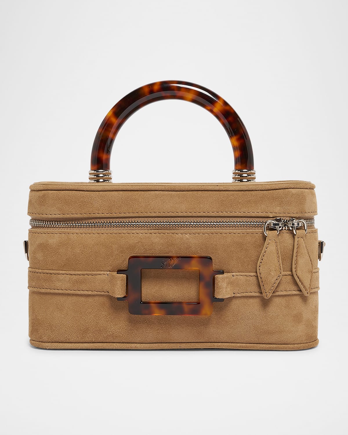 Roger Vivier Belel Vivier Mini Suede Vanity Bag