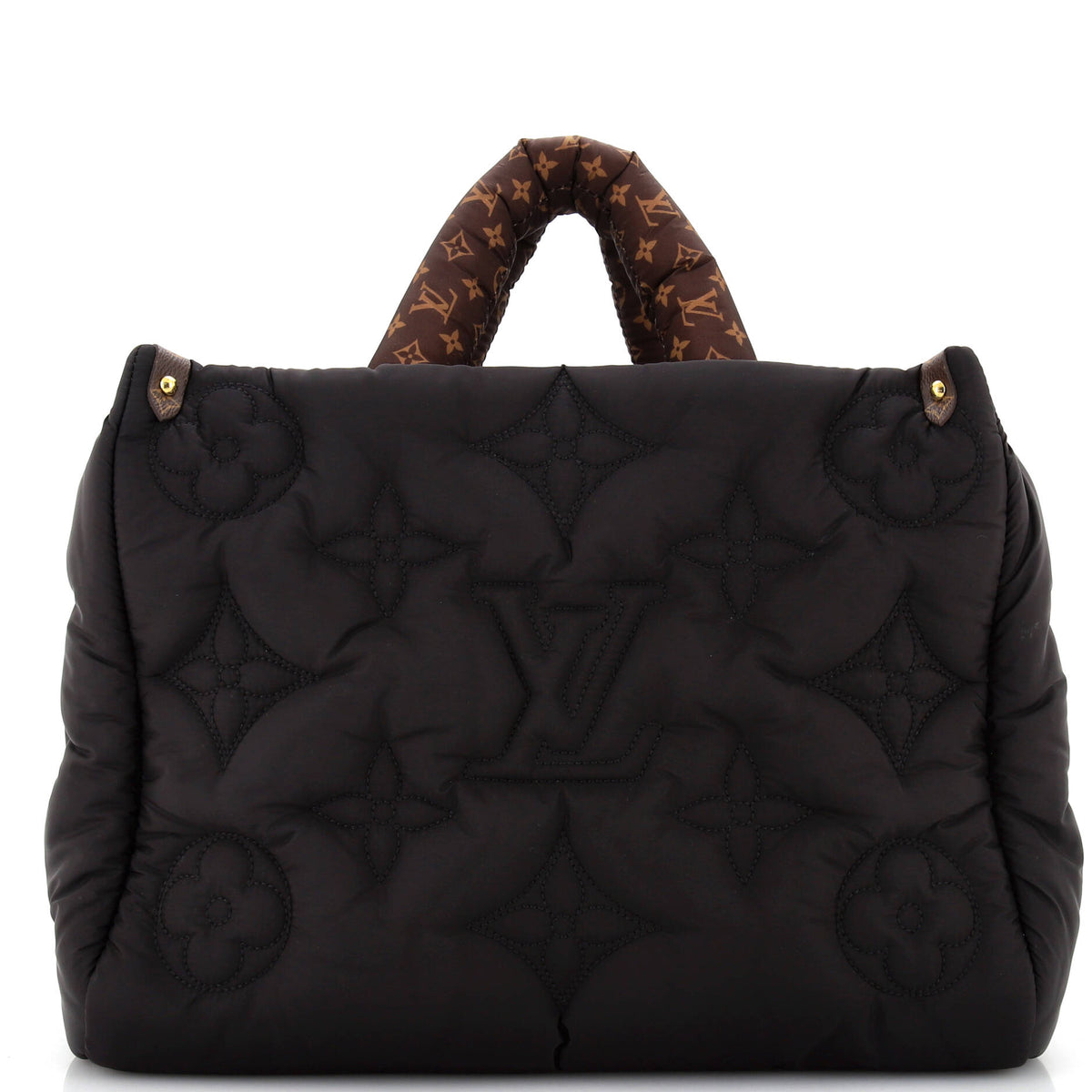 Louis Vuitton Pillow OnTheGo Tote Monogram Quilted Econyl Nylon MM