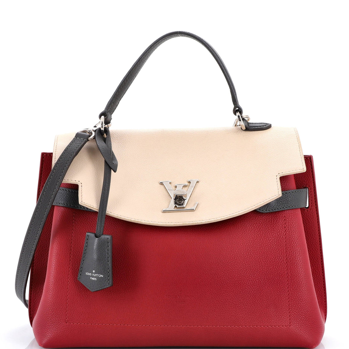 Louis Vuitton Lockme Ever Handbag Leather MM