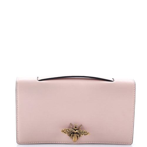 Bee Clutch Leather