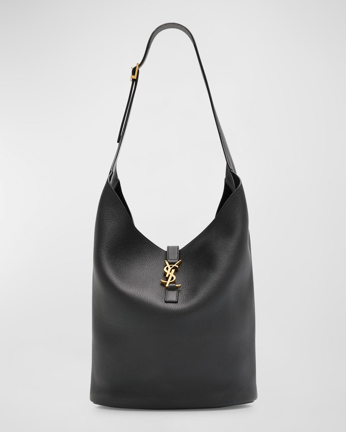 Saint Laurent Le 5 A 7 YSL Hobo Bag in Lamb Leather