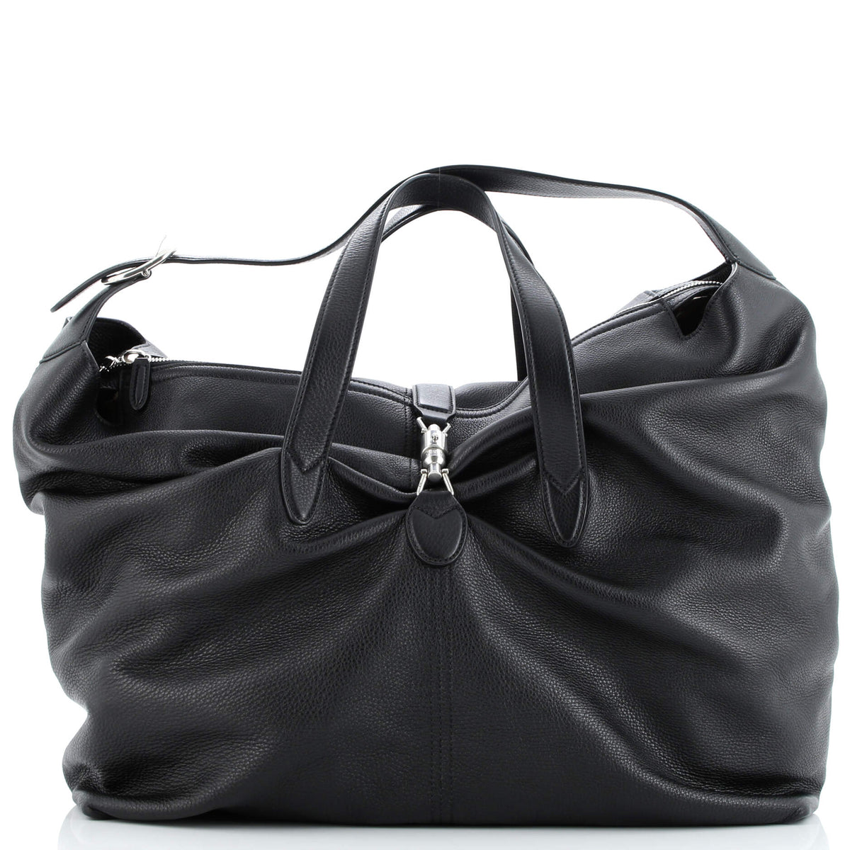 Gucci GUCCI Jackie 1961 Duffle Bag Leather Large