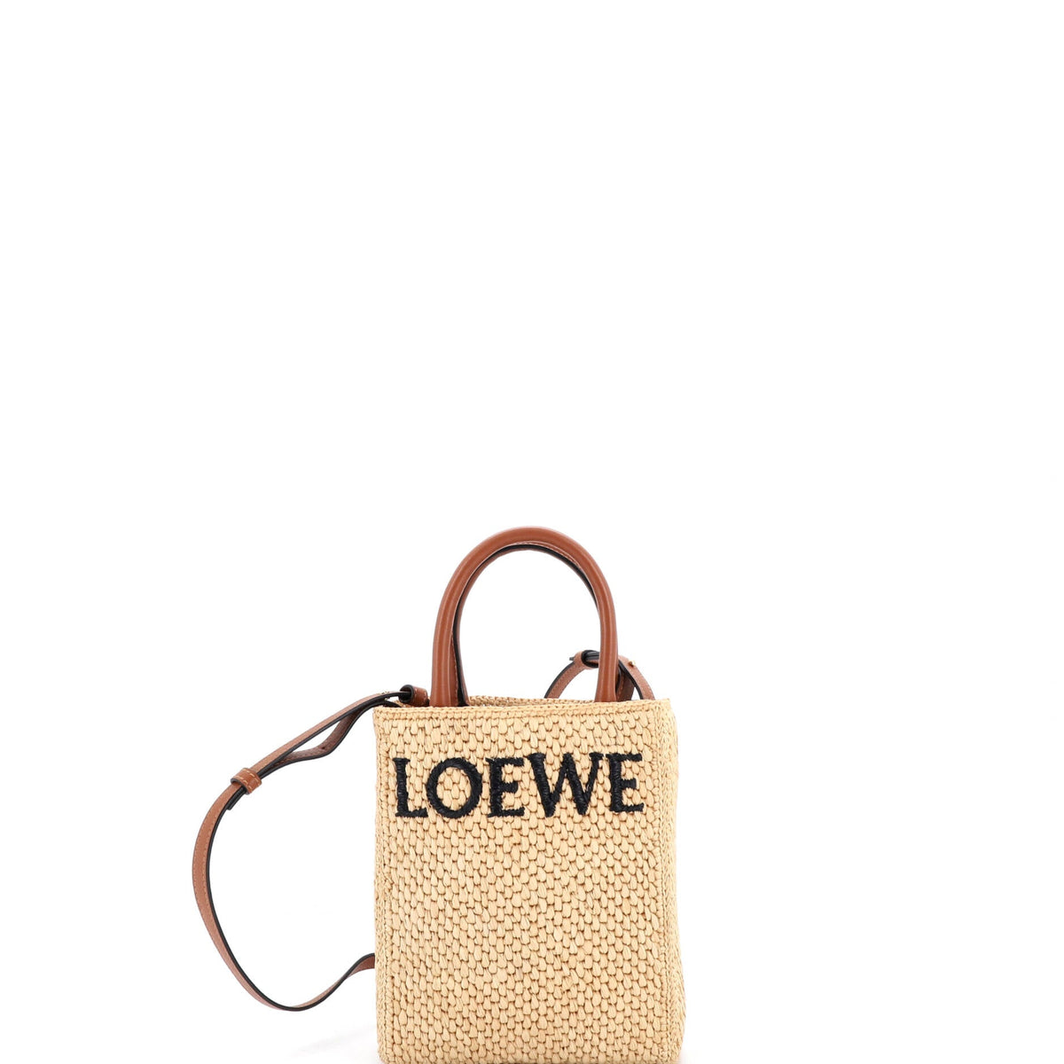Loewe LOEWE A5 Tote Raffia and Leather