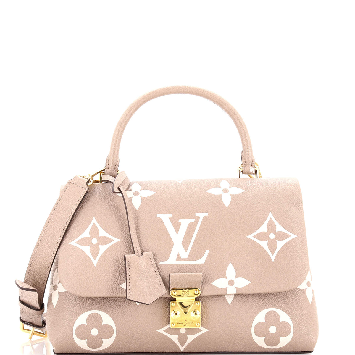 Louis Vuitton Madeleine Handbag Bicolor Monogram Empreinte Giant MM