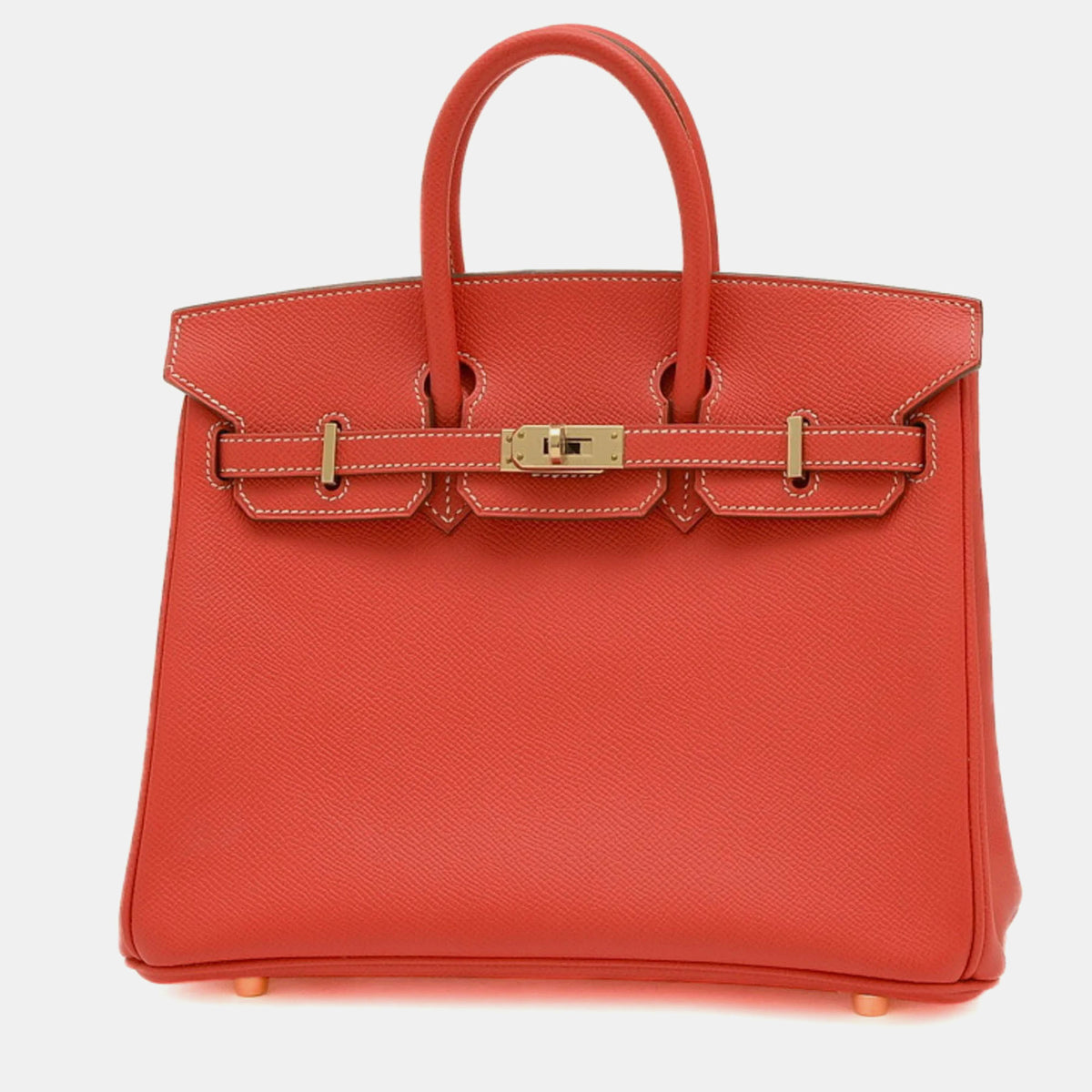 Hermès Rose Jaipur Epsom Leather Birkin 25 Tote Bag
