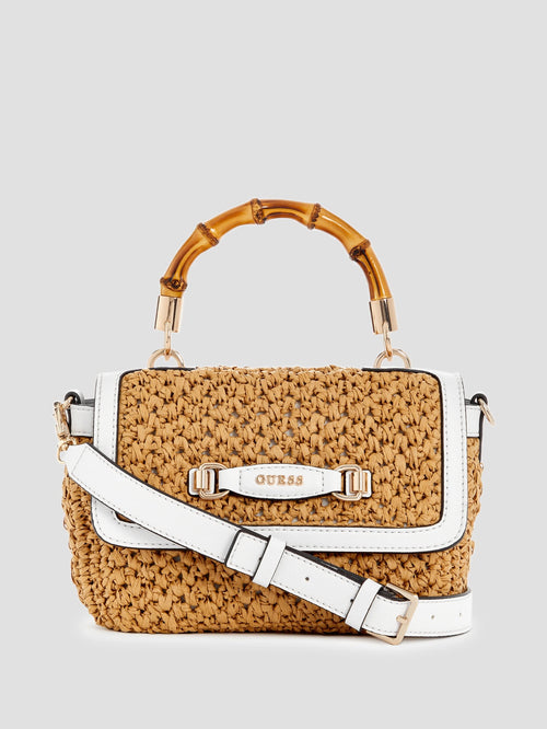 Siria Straw Top Handle Bag