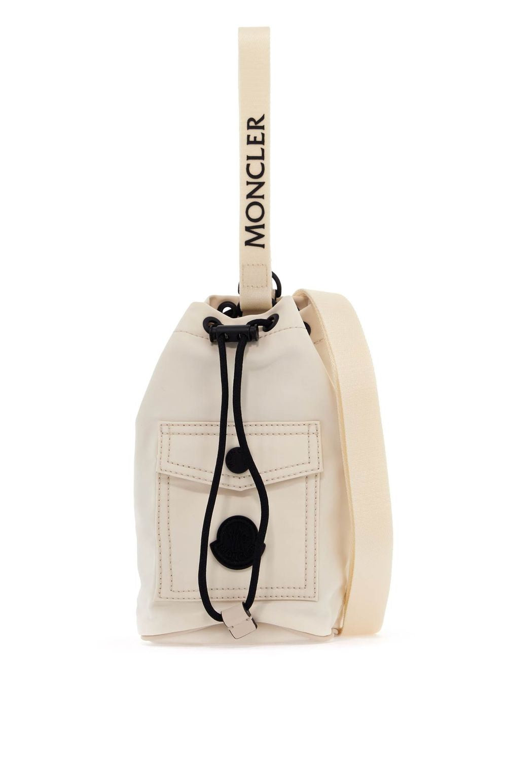Moncler Women's Mini Bucket Bag in Neutro | 6A00001M3873