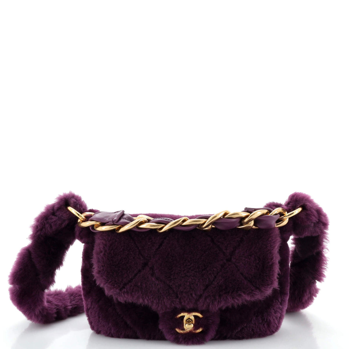 Chanel CHANEL Coconing Flap Bag Quilted Shearling with Lambskin