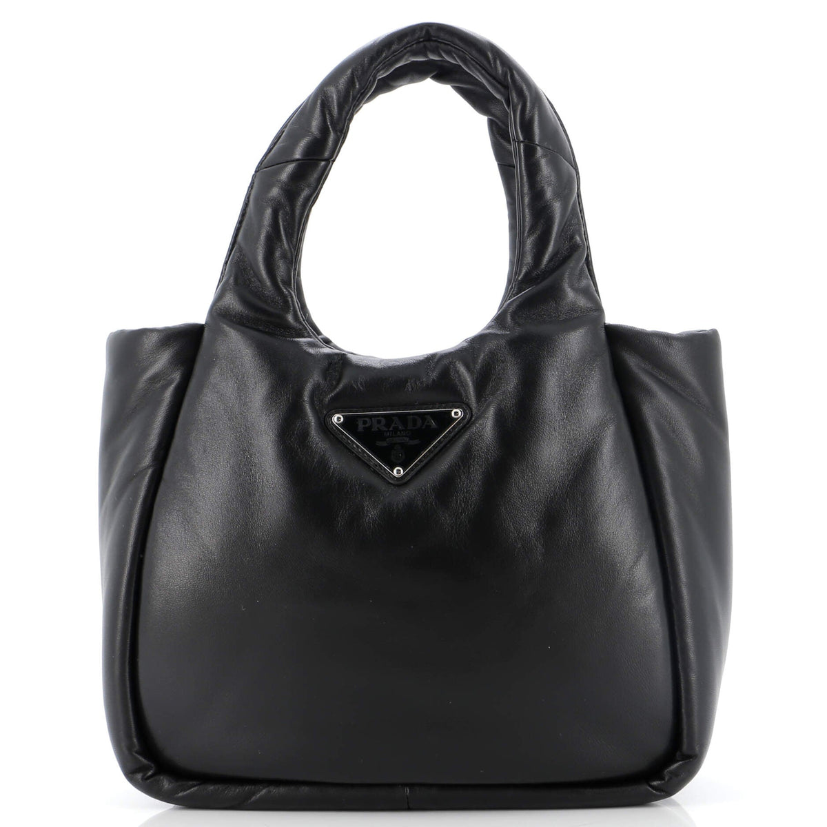 Prada PRADA Padded Soft Tote Leather Medium